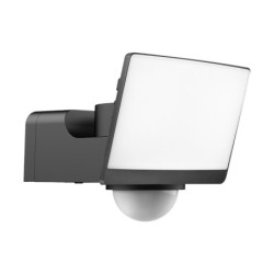 LED prožektorius Davos 30W 2000lm 4000K JUODA Premium su PIR judesio davikliu