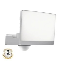 LED prožektorius Davos 30W 2000lm 4000K Balta Premium su PIR judesio davikliu