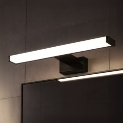 Sieninis šviestuvas Mirore JUODA 8W 40cm 4000K