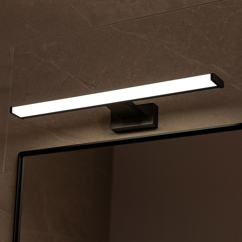 Sieninis šviestuvas Mirore JUODA 10W 60cm 4000K