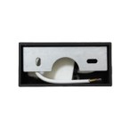 Sieninis šviestuvas Mirore JUODA 10W 60cm 4000K