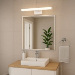 Sieninis šviestuvas Mirore 10W 60cm BALTA 4000K