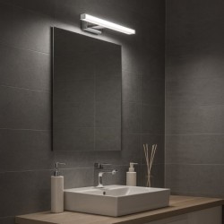 Sieninis šviestuvas MIRORE Sidabrinė 5W 30cm 4000K