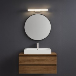 Sieninis šviestuvas MIRORE Sidabrinė 5W 30cm 4000K