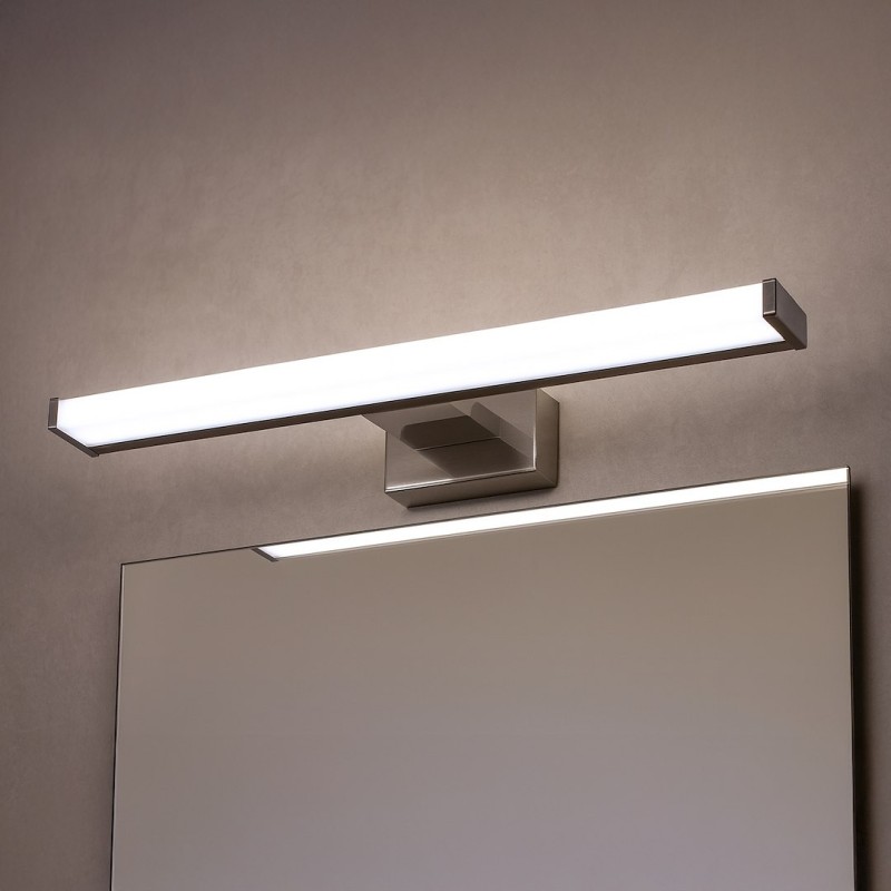 Sieninis šviestuvas MIRORE Sidabrinė 8W 40cm 4000K