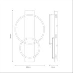 Lubinis šviestuvas ROWENA 14W LED 4000K