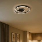 Lubinis šviestuvas LORENZO Juoda 22W LED 4000K