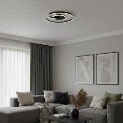 Lubinis šviestuvas LORENZO Juoda 22W LED 4000K