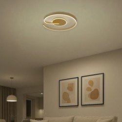 Lubinis šviestuvas LORENZO Auksas 22W LED 4000K