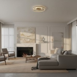 Lubinis šviestuvas LORENZO Auksas 22W LED 4000K