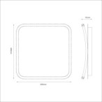 Lubinis šviestuvas CALI square 30W LED 4000K