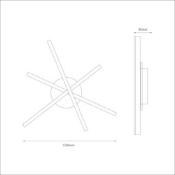 Lubinis šviestuvas STICK 12W LED 4000K