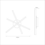 Lubinis šviestuvas STICK 12W LED 4000K