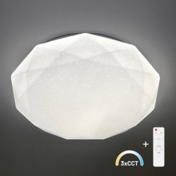Lubinis šviestuvas HEX 72W CCT LED Ø500 su pulteliu