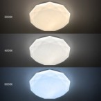 Lubinis šviestuvas HEX 72W CCT LED Ø500 su pulteliu