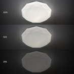 Lubinis šviestuvas HEX 72W CCT LED Ø500 su pulteliu