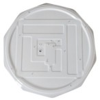 Lubinis šviestuvas HEX 72W CCT LED Ø500 su pulteliu