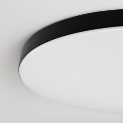 Lubinis šviestuvas Siena JUODA 80W LED Ø750 mm su pulteliu