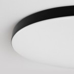Lubinis šviestuvas Siena JUODA 80W LED Ø750 mm su pulteliu