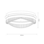 Lubinis šviestuvas PRECIOSA 36W LED 4000K
