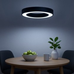 Pakabinamas šviestuvas Union JUODA 40W Ø40cm LED 3000-4000-6000K