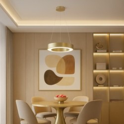 Pakabinamas šviestuvas Union Auksas 40W Ø40cm LED 3000-4000-6000K