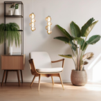 Pakabinamas šviestuvas BOLLA Auksas 17W LED 3000K