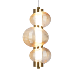 Pakabinamas šviestuvas BOLLA Auksas 12W LED 3000K