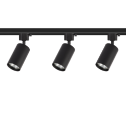 Į bėgelį montuojamų šviestuvų komplektas Tiger Track JUODA 3xGU10 1m 1 fazės