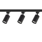 Į bėgelį montuojamų šviestuvų komplektas Tiger Track JUODA 3xGU10 1m 1 fazės