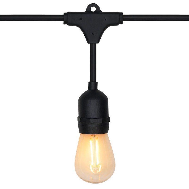 Girlianda Summer Time 6.6m S14 su Filament lemputėmis 2200K 36V 10xE27 IP44