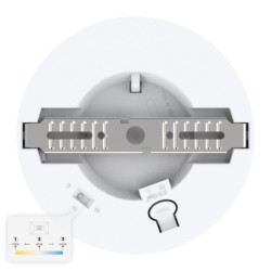 Universalaus montavimo LED panelė Evora BALTA Round 6W 3CCT