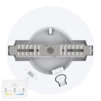 Universalaus montavimo LED panelė Evora BALTA Round 6W 3CCT