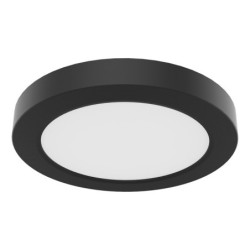 Universalaus montavimo LED panelė Evora JUODA Round 6W 3CCT