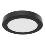 Universalaus montavimo LED panelė Evora JUODA Round 6W 3CCT