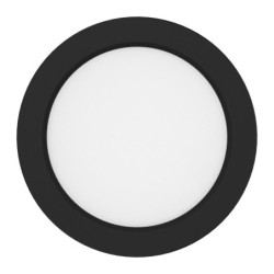 Universalaus montavimo LED panelė Evora JUODA Round 6W 3CCT