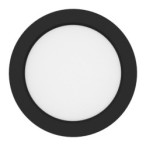 Universalaus montavimo LED panelė Evora JUODA Round 6W 3CCT