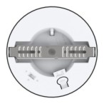 Universalaus montavimo LED panelė Evora JUODA Round 6W 3CCT