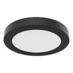 Universalaus montavimo LED panelė Evora JUODA Round 6W 3CCT