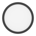 Universalaus montavimo LED panelė Evora JUODA Round 18W 3CCT