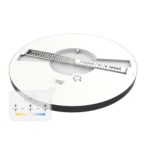 Universalaus montavimo LED panelė Evora JUODA Round 18W 3CCT