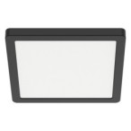 Universalaus montavimo LED panelė Evora JUODA Square 18W 3CCT