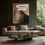 Pakabinamas šviestuvas GALA Sidabrinė 54W LED 4000K