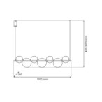 Pakabinamas šviestuvas ATOLA 19W LED 4000K