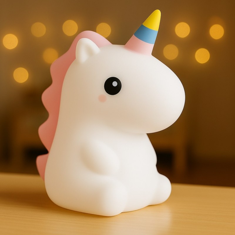 Naktinis LED šviestuvas UNICORN 1W 3000K+RGB USB 5V 1A