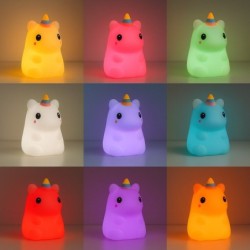 Naktinis LED šviestuvas UNICORN 1W 3000K+RGB USB 5V 1A
