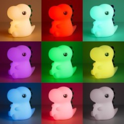 Naktinis LED šviestuvas DINO 1W 3000K+RGB USB 5V 1A