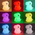 Naktinis LED šviestuvas DINO 1W 3000K+RGB USB 5V 1A