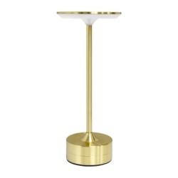 Pakraunamas stalinis šviestuvas TAVOLO GOLD 2.5W CCT USB-C pritemdomas