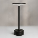 Pakraunamas stalinis šviestuvas TAVOLO JUODA 2.5W CCT USB-C pritemdomas